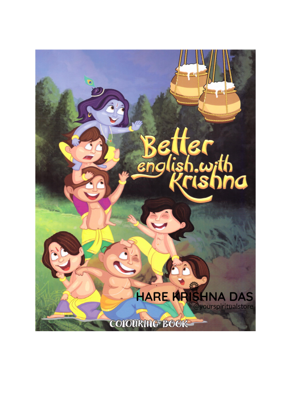 Better English with Krishna Colouring Book
