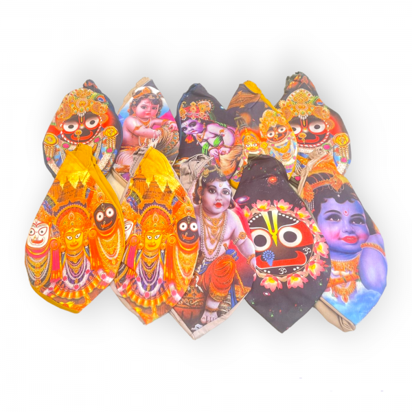 Japa Bag With Krishna Printed (pack of 10pcs)