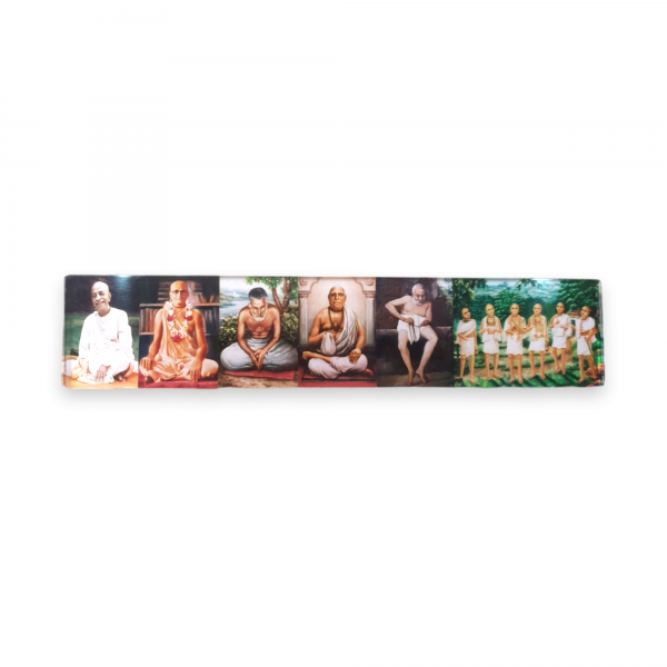 Guru Parampara With Six Goswami Acrylic Photo Stand