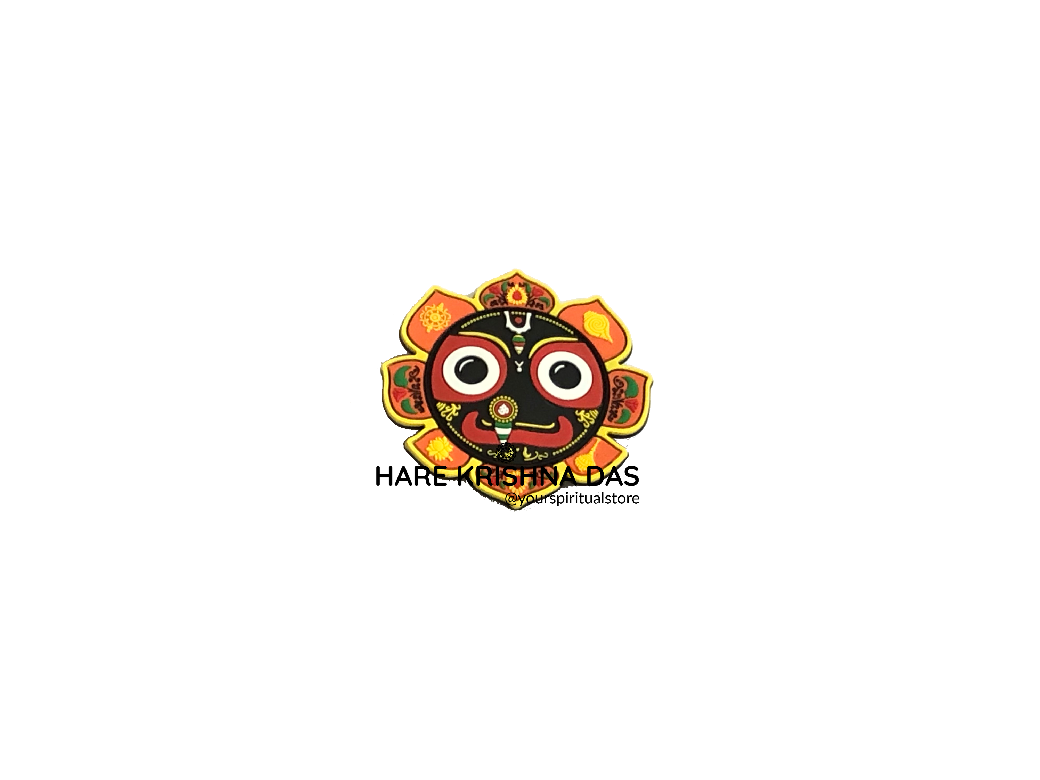 Jagannath Magnete In Gomma Multicolore – Souvenir Religioso Indiano – Vrindavan Bazaar